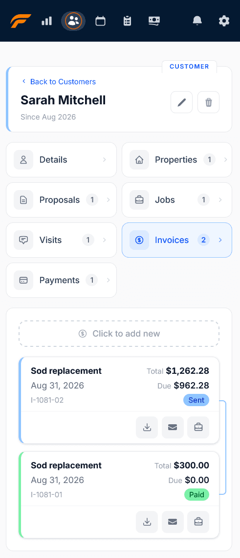 Invoice 1 screenshot